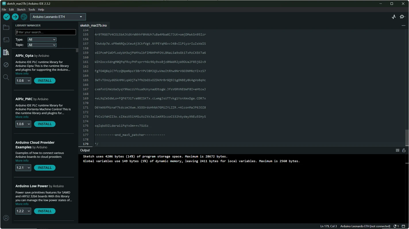 Hardware debugger halted on a breakpoint while running Arduino IDE 2